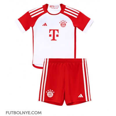 Camiseta Bayern Munich Harry Kane #9 Primera Equipación para niños 2023-24 manga corta (+ pantalones cortos)
